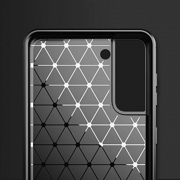 Carbon Case elastyczne etui pokrowiec Samsung Galaxy S21+ 5G (S21 Plus