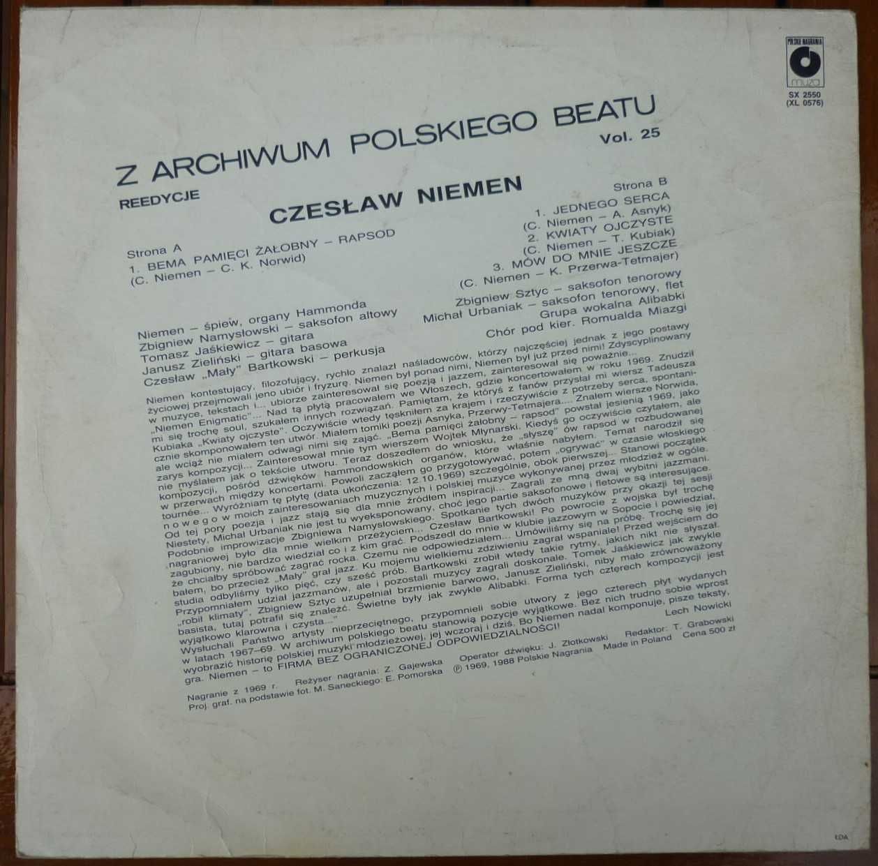 winyl Czesław Niemen - Enigmatic - z archiwum polskiego beatu