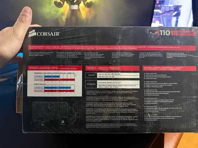 Watercooler Corsair H110 de 280mm novo e selado