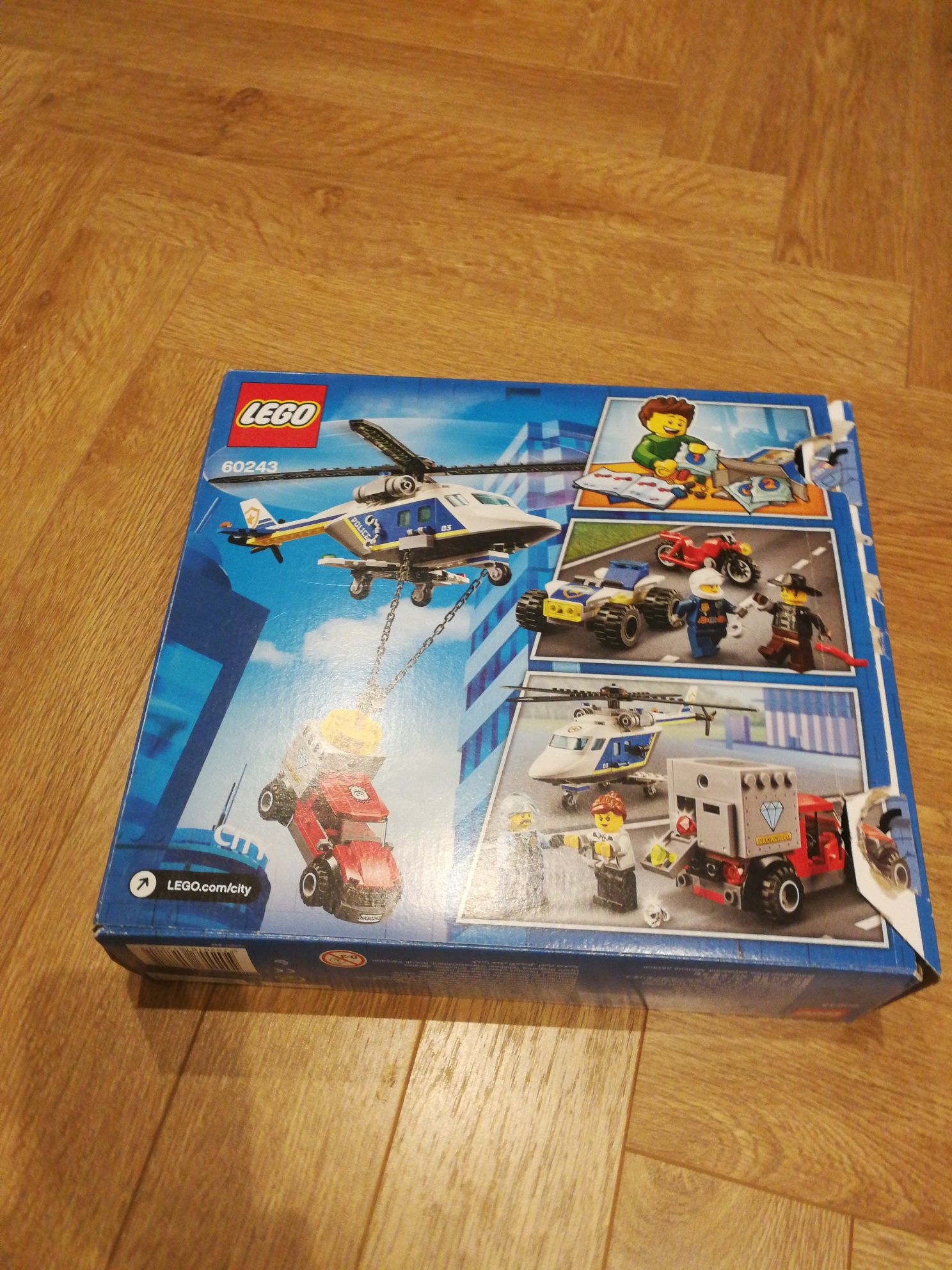 Lego City 60243 pościg policyjny z helikopterem