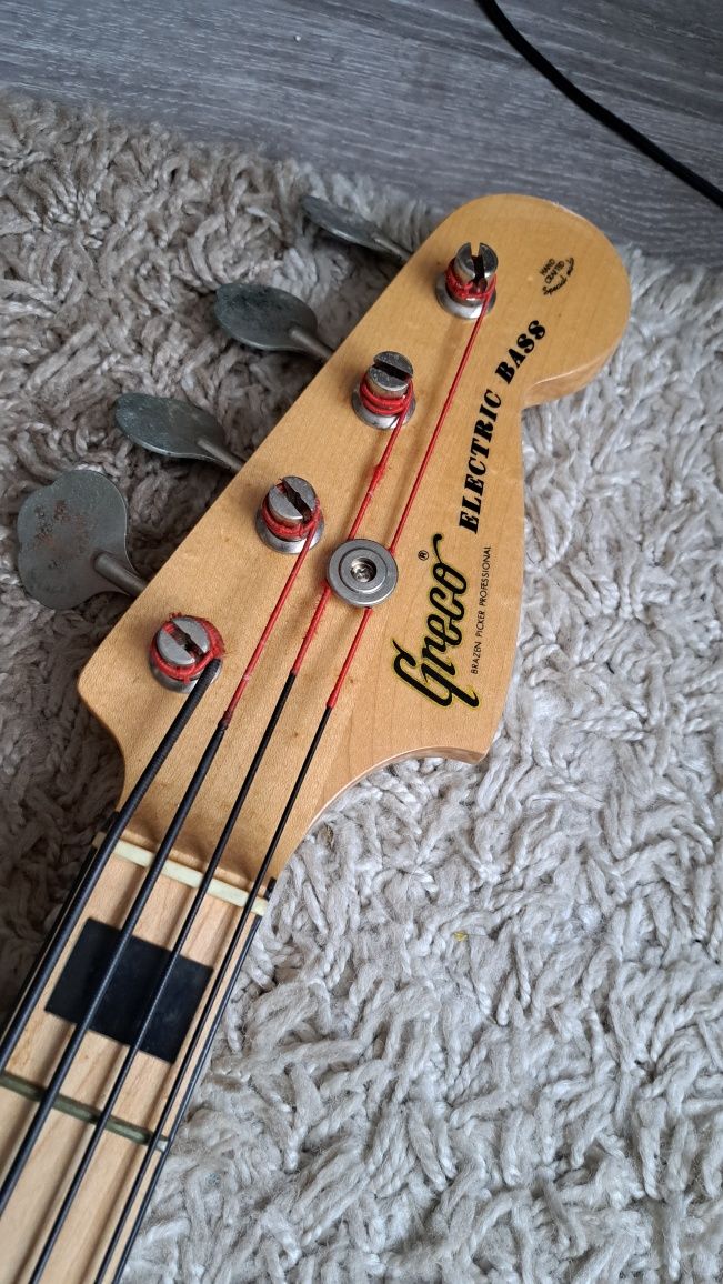Greco Electric Bass Jazz Bass z 1978r. Gneco Tokai Fresher Fernandes