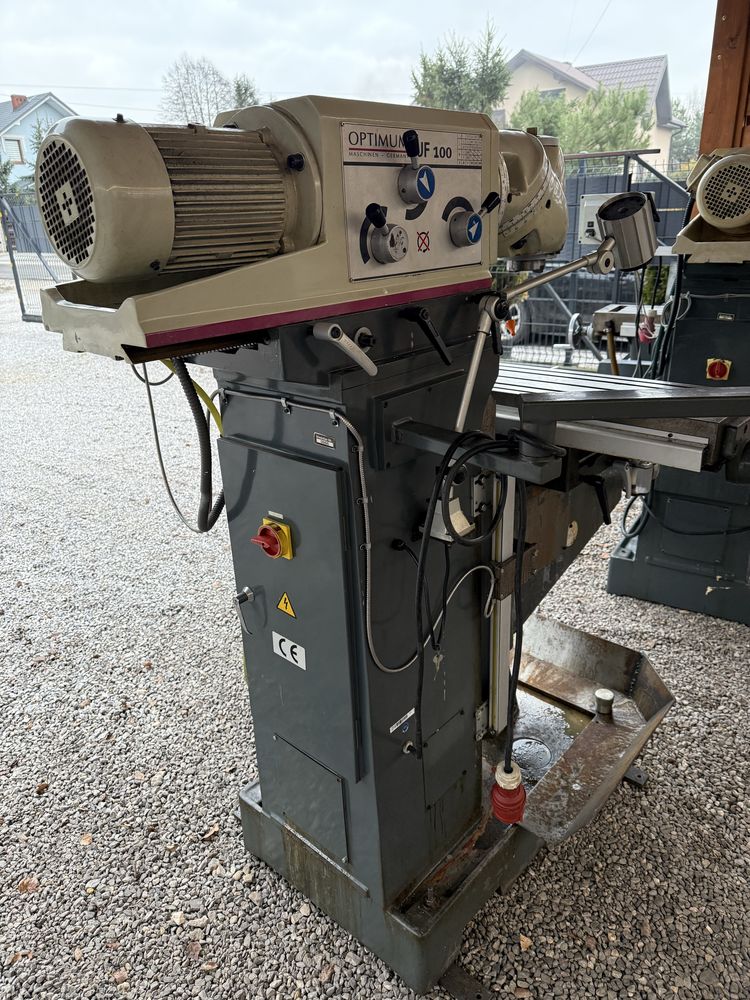 Frezarka do metalu Optimum UF 100 z Niemiec
