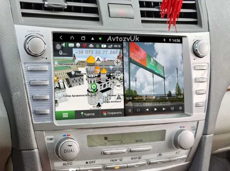 Android 14 CAMRY 40 Toyota SOLARA Солара GPS Кемри CarPlay Магнитола