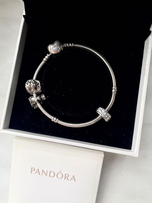 Браслет Pandora family tree срібний із намистинами