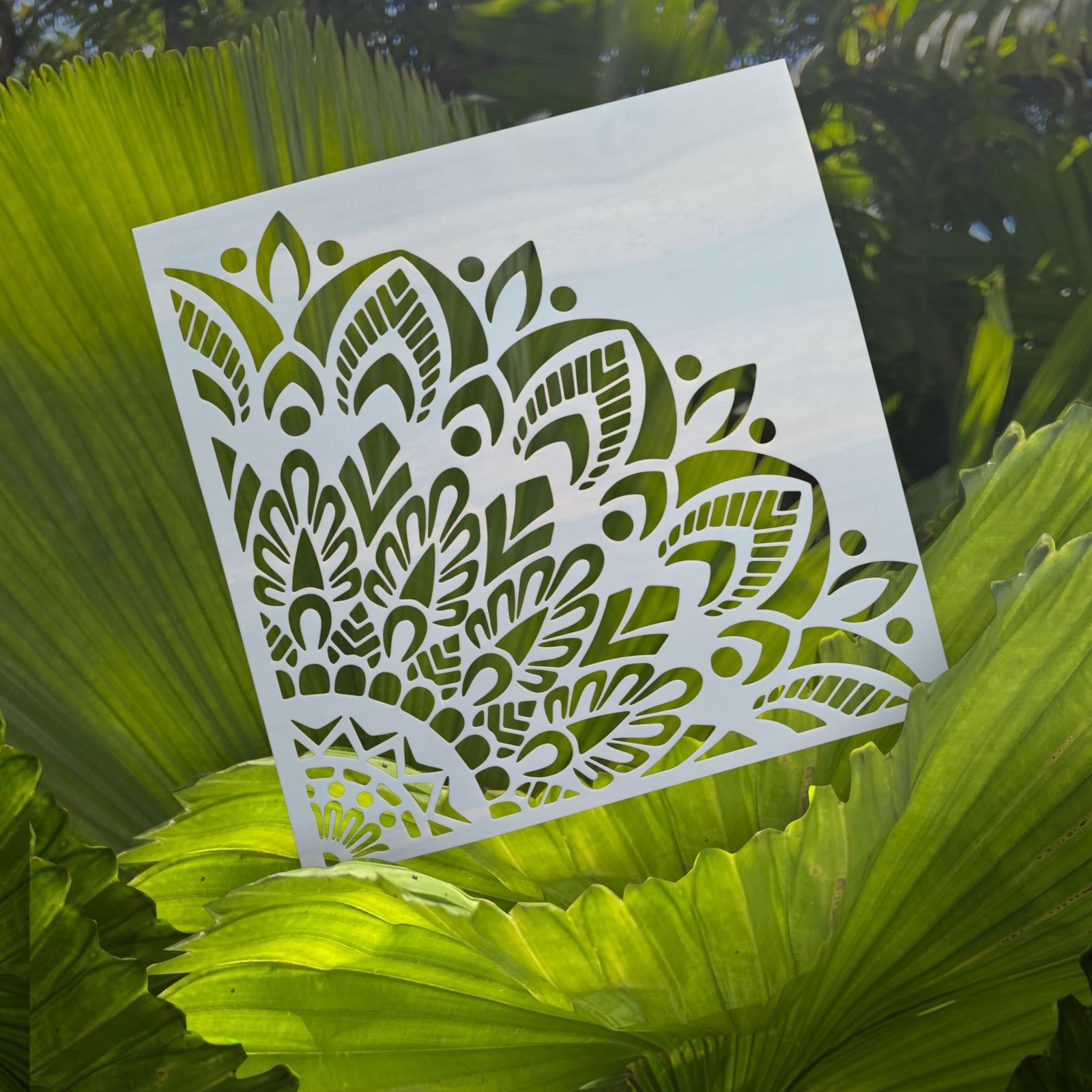 Szablon Mandala (wzór 70x70cm szablon 35x35cm ) malarski, DIY - Nowy