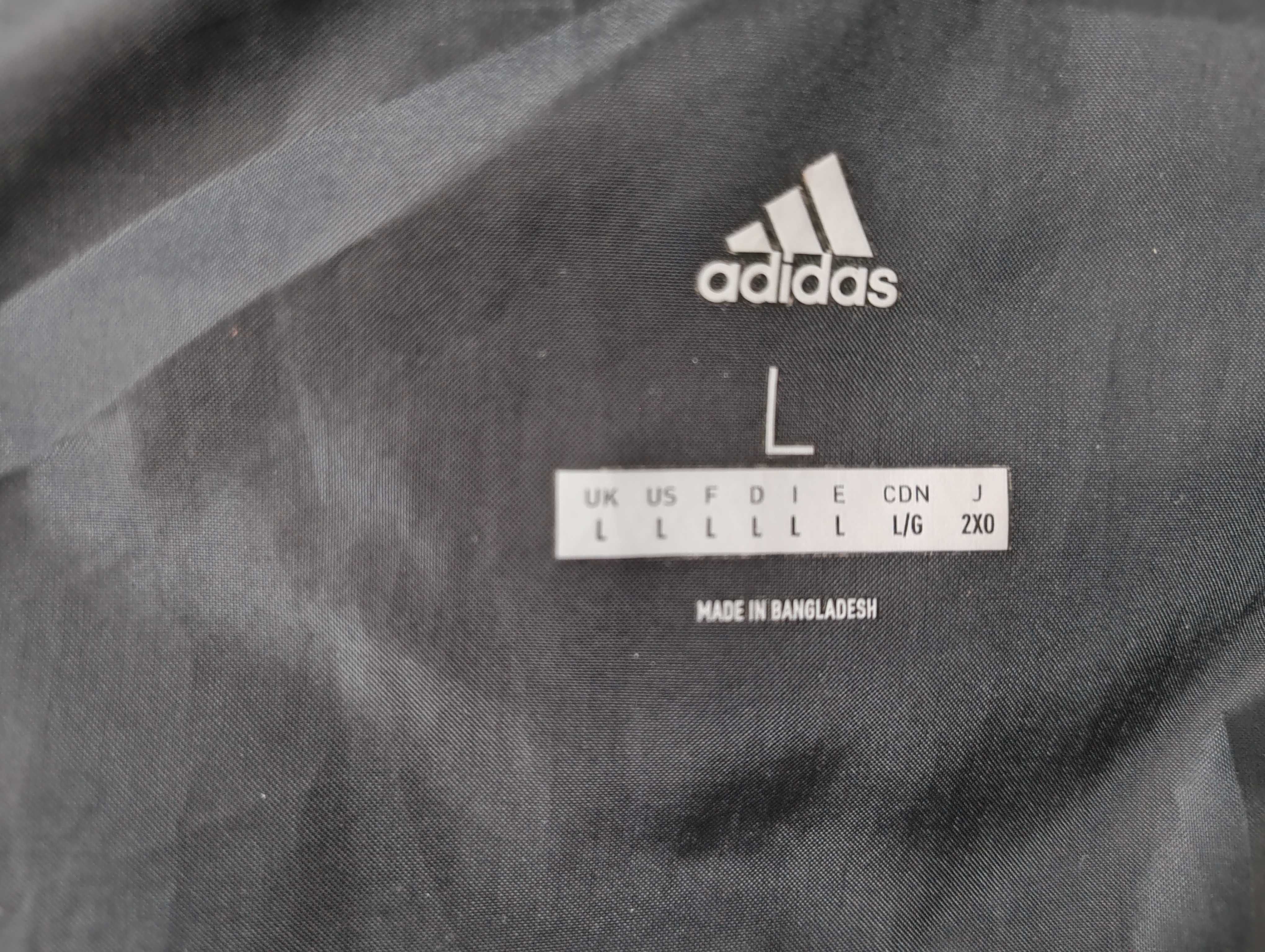 Sweter Jacob K.M. the origin, markowy XL, 50% wełna, kurtka Adidas L