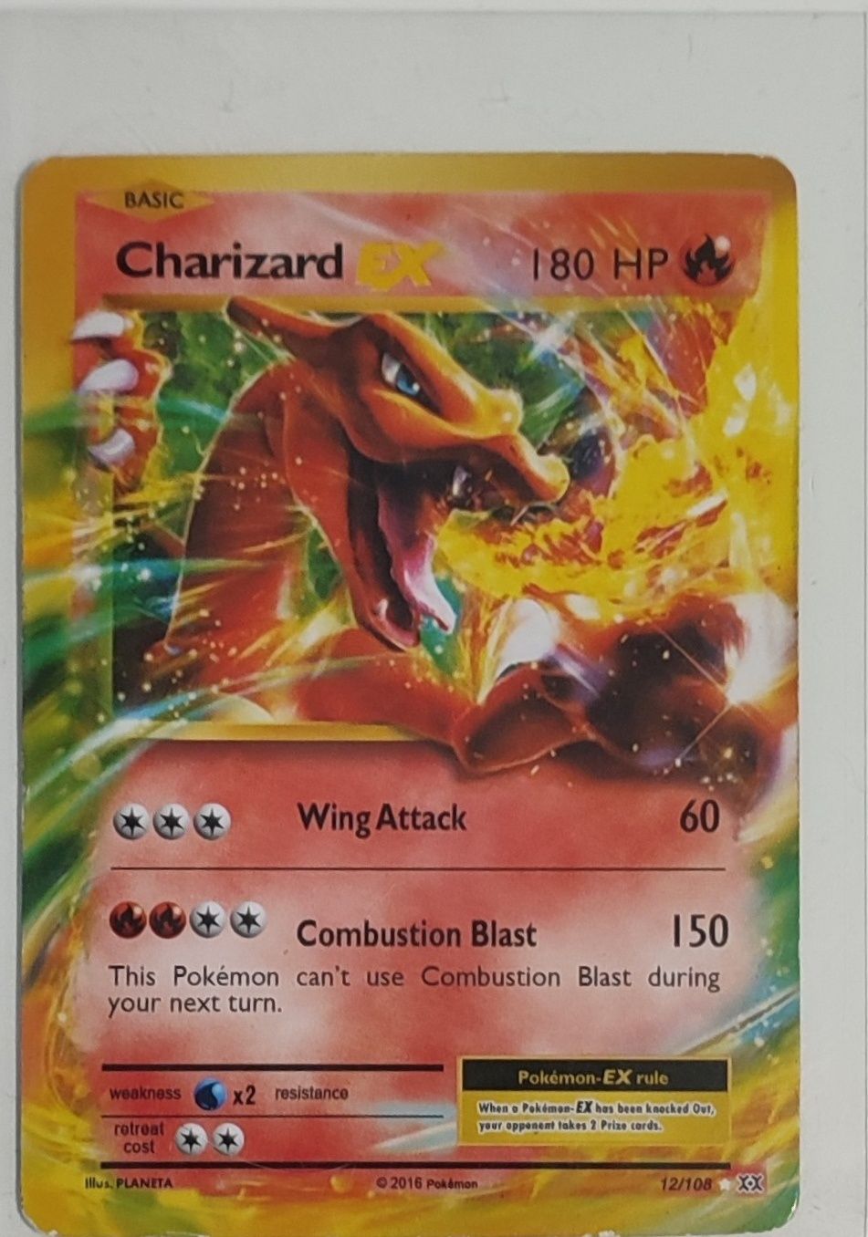 Carta Pokemon EX Charizard 2016 12/1081