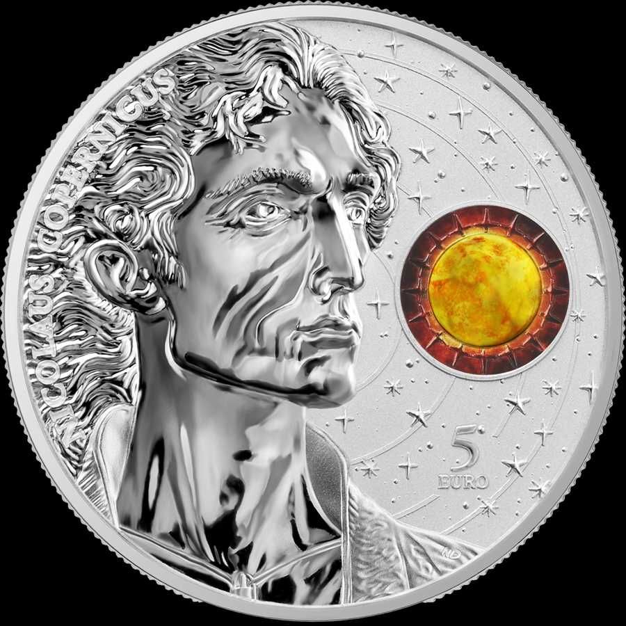 Copernicus -2023 Malta – 5 Euros – 1 Onça Prata .9999 BU