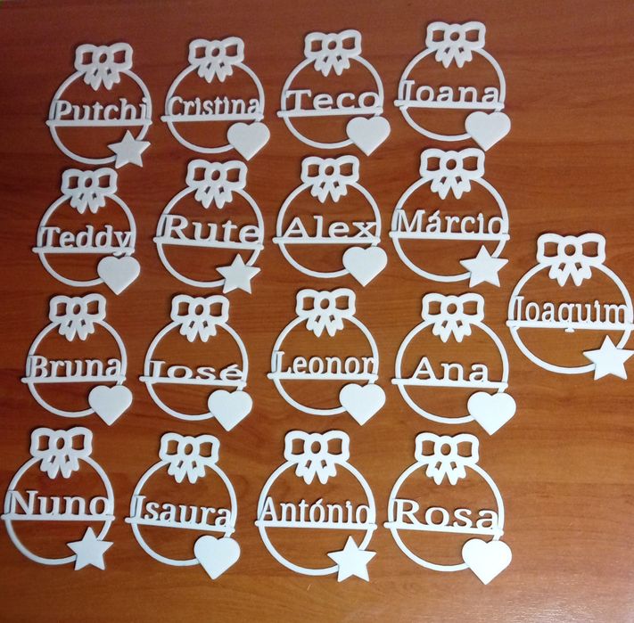 Enfeites de Natal - Bolas personalizadas