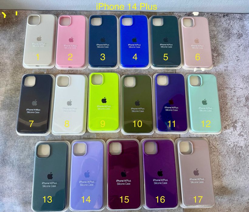 Full Чехол Silicone Case iPhone 14 14 Plus + 14 Pro Max Айфон