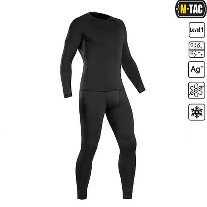 Комплект тактична термобілизна M-Tac ThermoLine Black ‼️ Є РОЗМІРИ ‼️