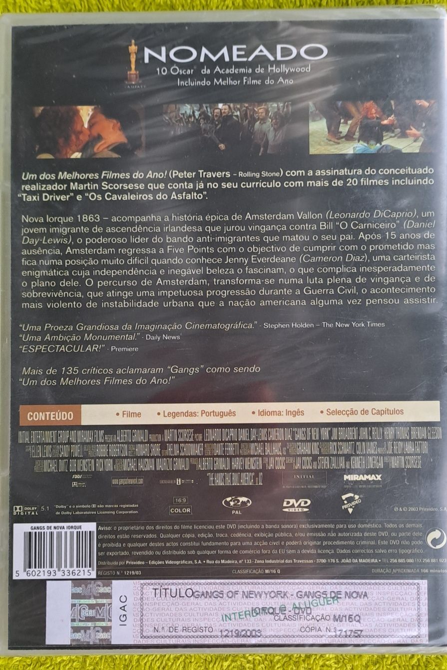 DVD Gangs of New York