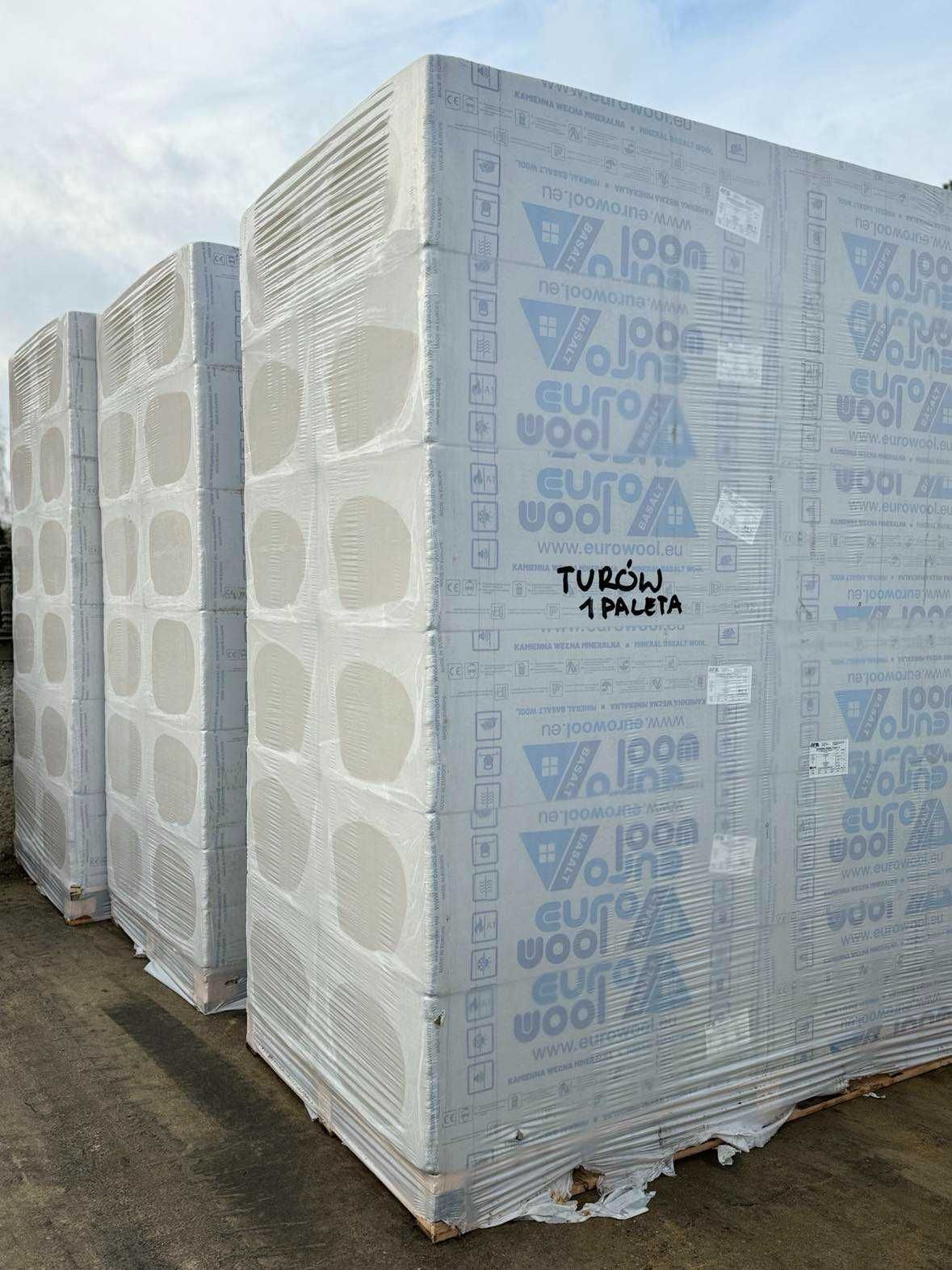 Wełna fasadowa kamienna lambda 034 5cm 10cm 15cm 20cm Facade Eurowool