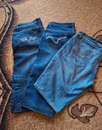 3x spodenki jeansy