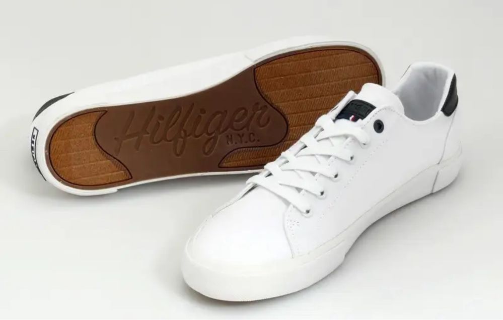 Tommy Hilfiger trampki Pawleys white biale meskie rozm 44,5 cm buty