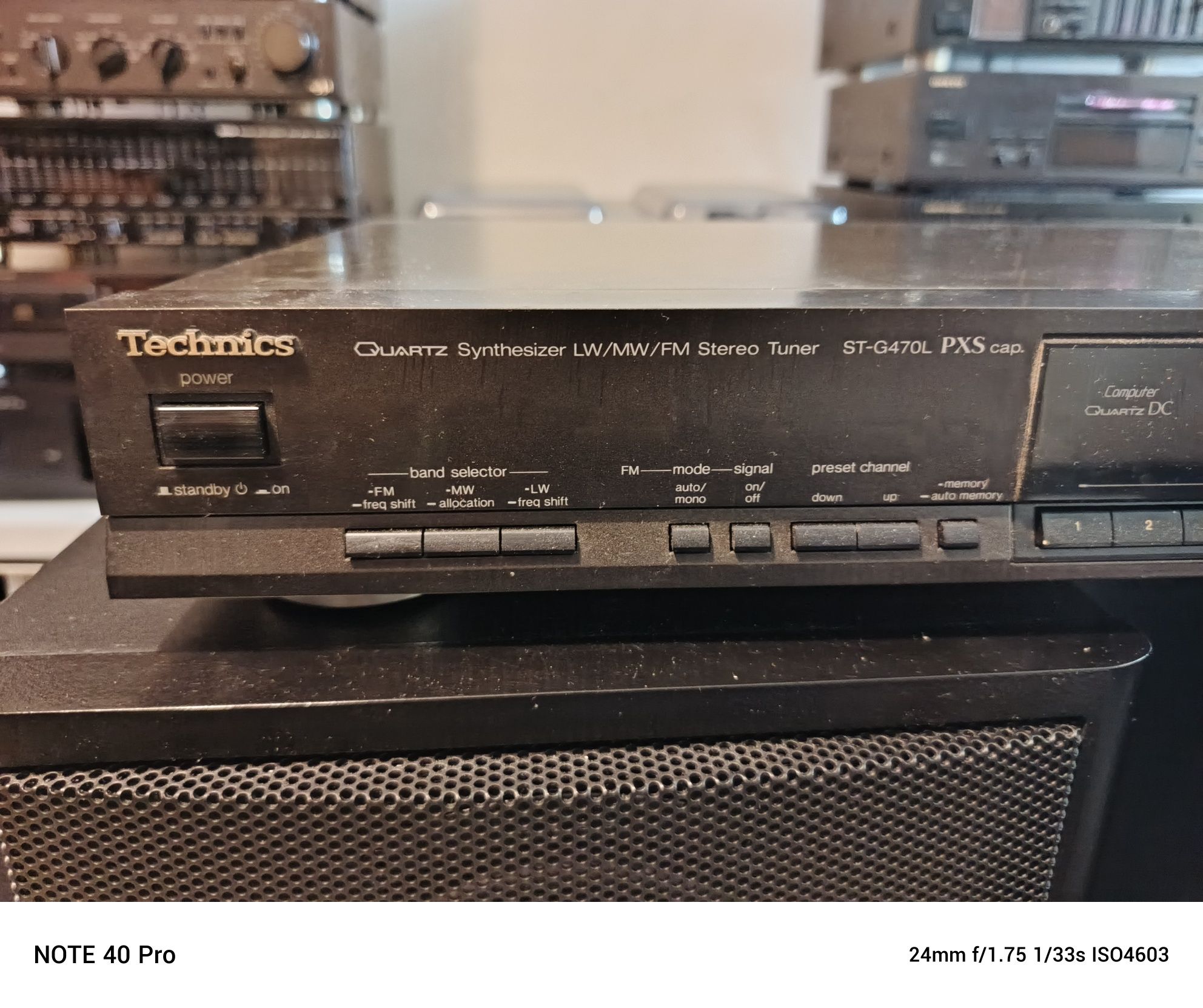 Technics tuner stereo.