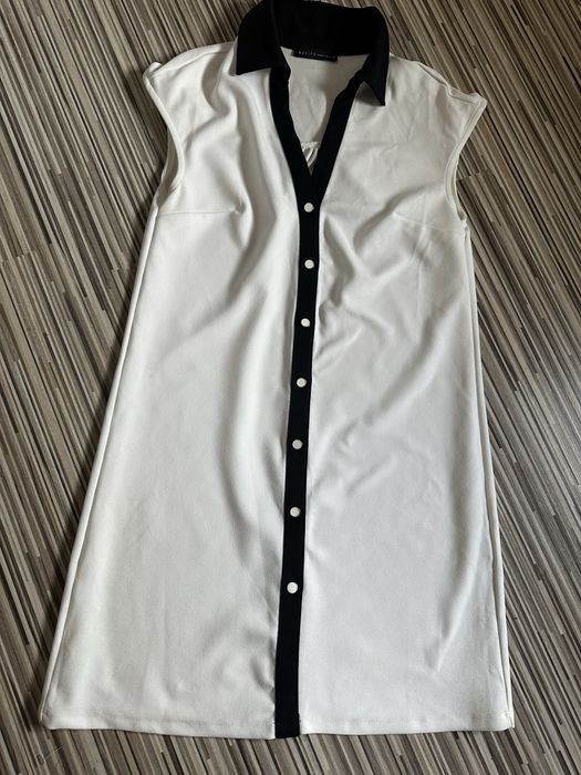 Biała ,elegancka sukienka damska ,S