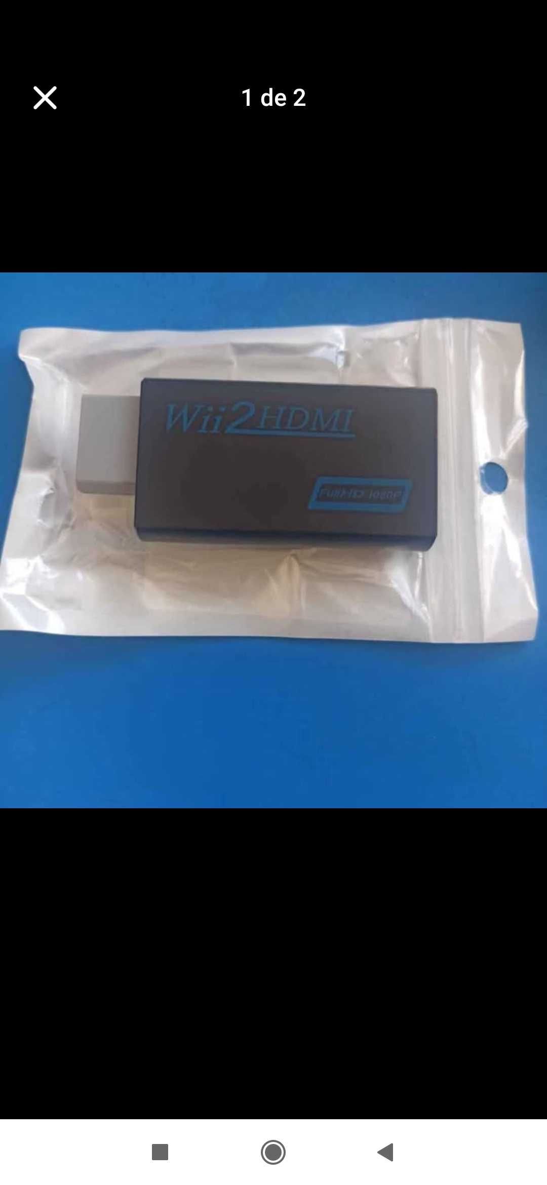 Wii to HDMI adaptador novo