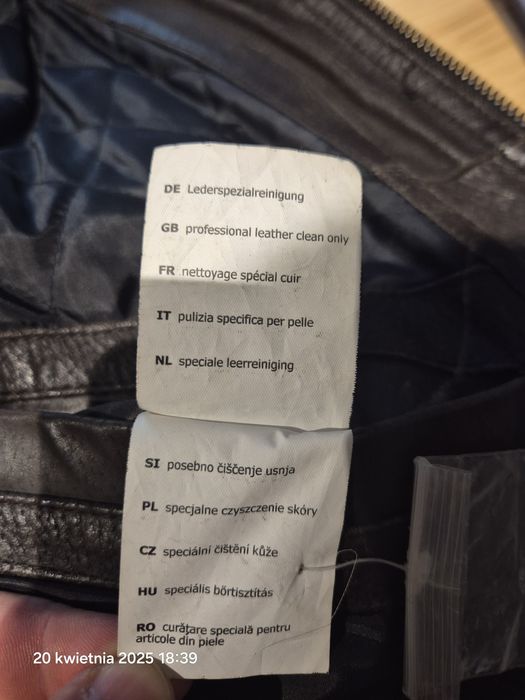 Skórzana kurtka BIAGGINI XL