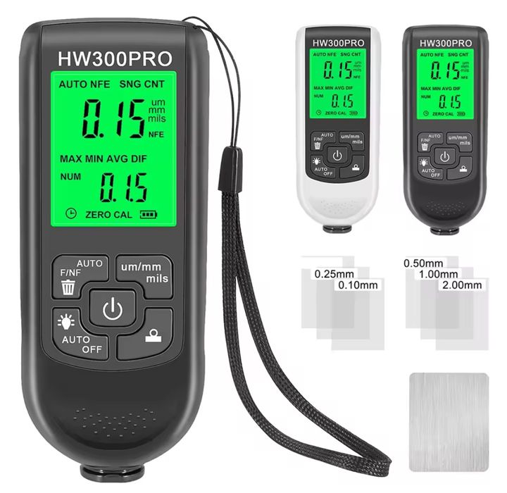 Medidor de Espessura de Revestimento c/ LCD Hw-300 pro *NOVO