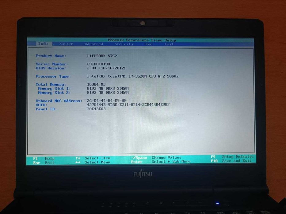 Fujitsu LifeBook S752 14"HD/ Core i7/ 16Gb/ 250Gb /Made in Japan