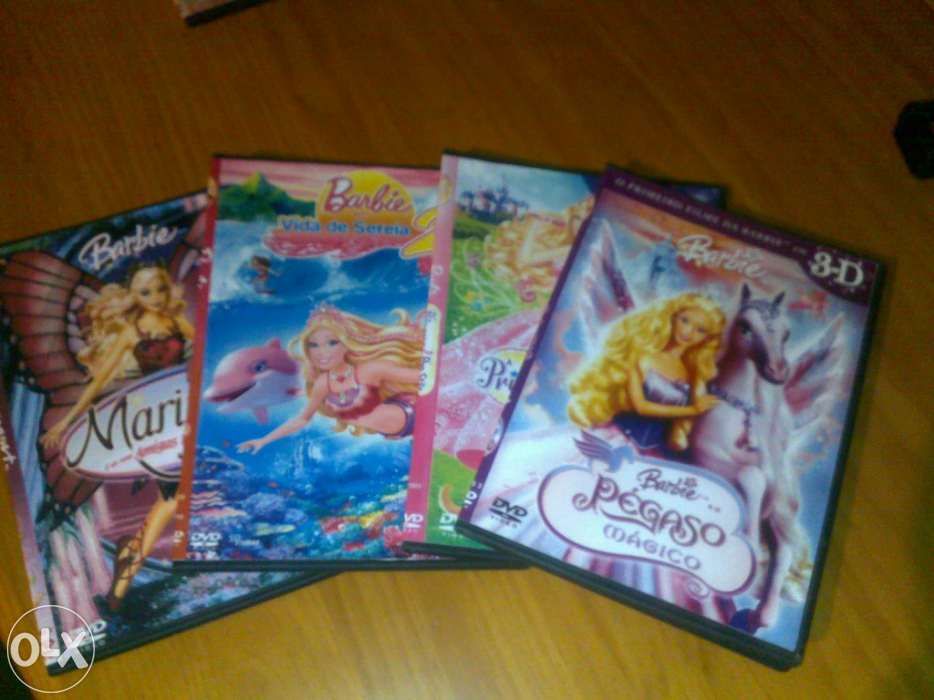 Vendo coleçao dvds barbie