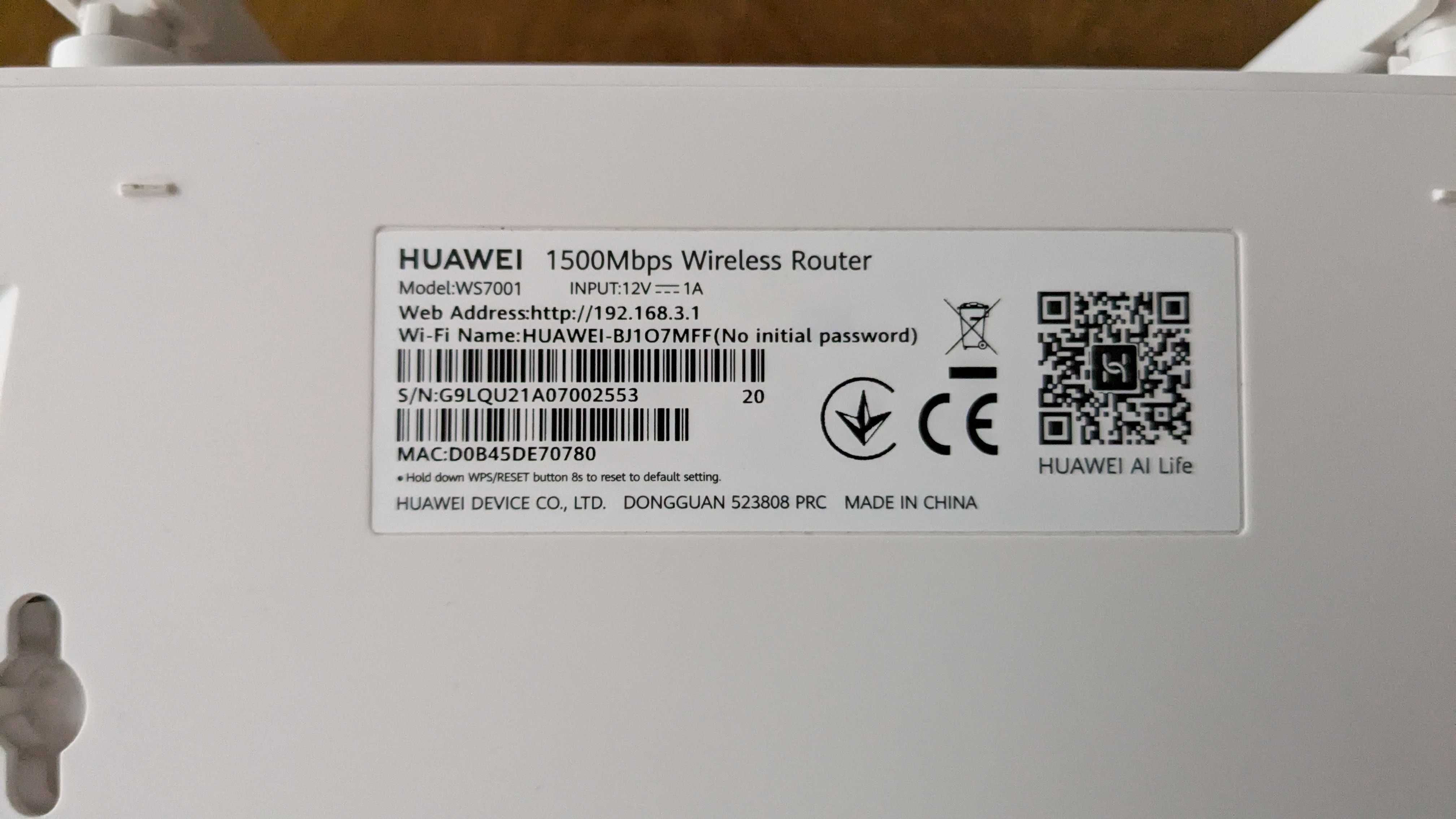 Router Huawei WS-7001