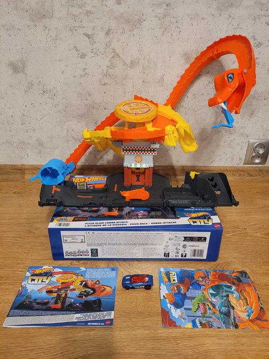 Hot Wheels City Odjazdowa pizza – Atak kobry Zestaw HTN81 HTN 81