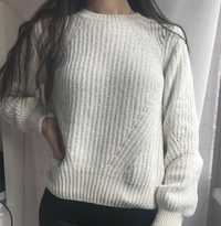 Bialy sweter xs hm