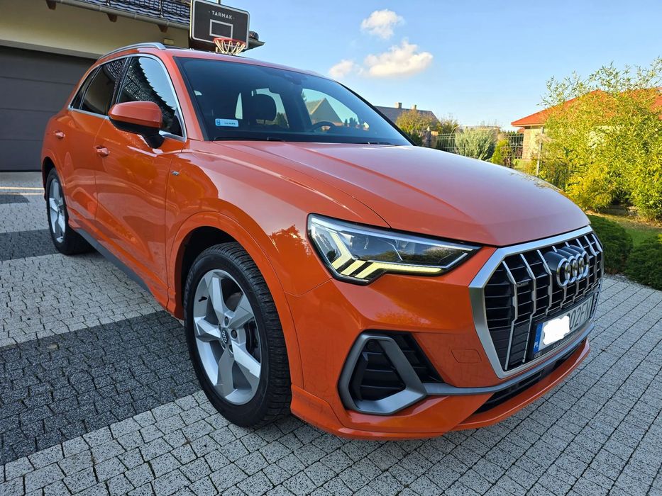 Audi Q3 Salon PL/Bezwypadkowy/Panorama/Virtual/Bang&Olufsen/Orange/Unikat