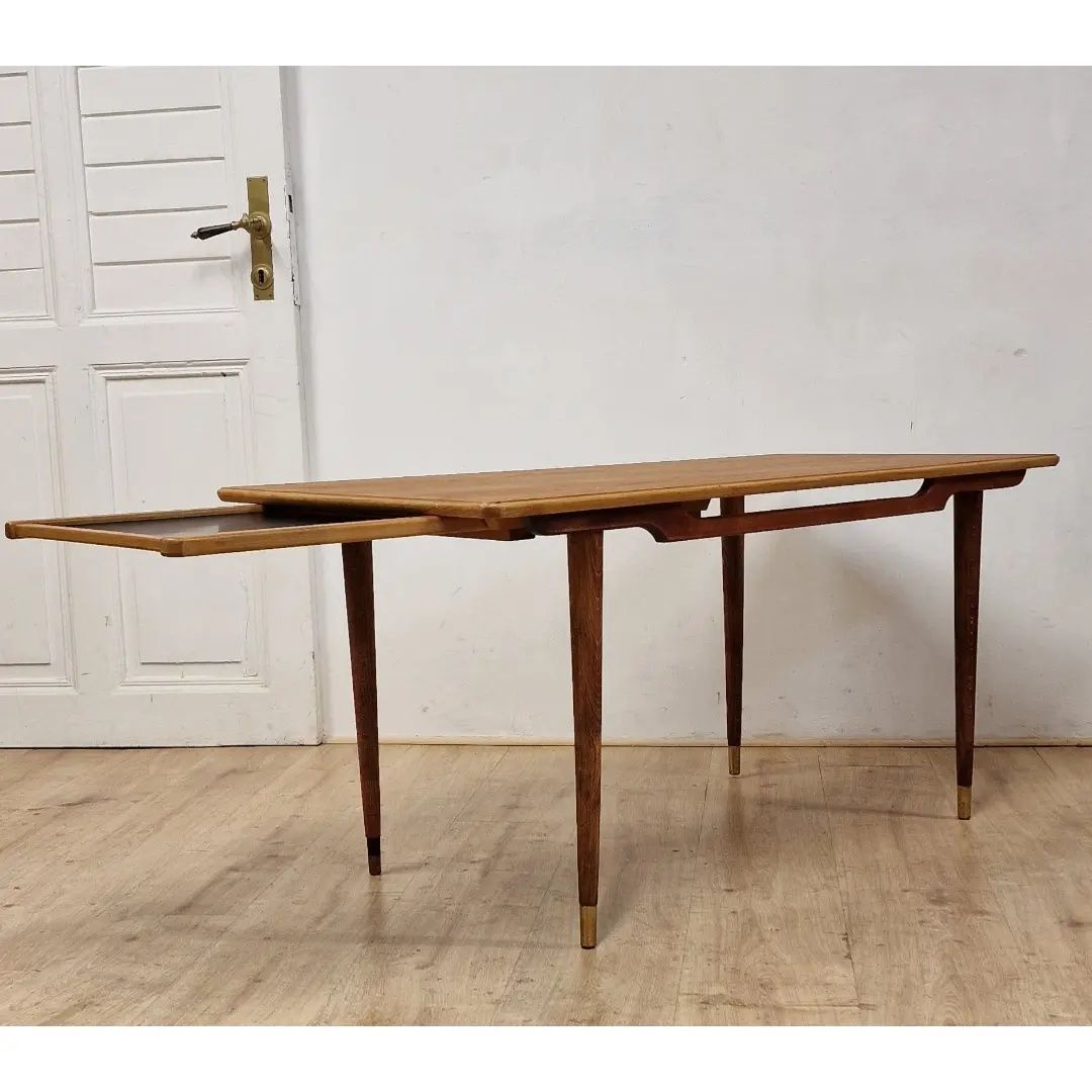 stolik kawowy ława vintage mid century modern lata 60