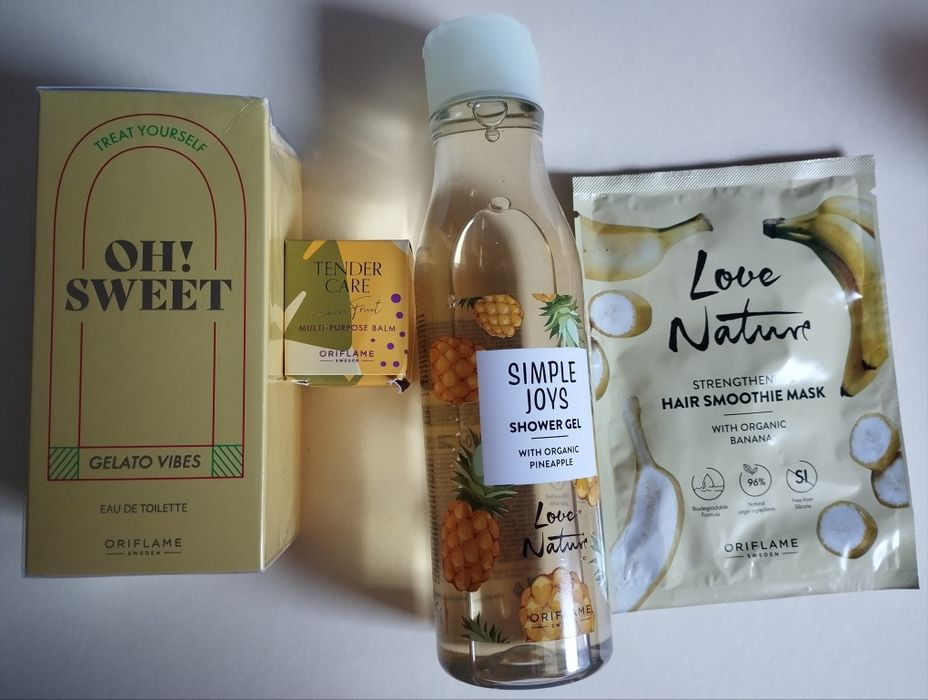 Zestaw kosmetyków pielęgnacyjnych do ciała od Oriflame