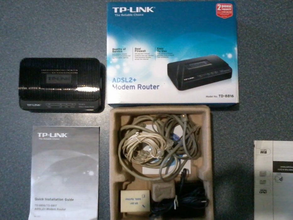 Маршрутизатор со встроенным модемом ADSL2+ TD-8816