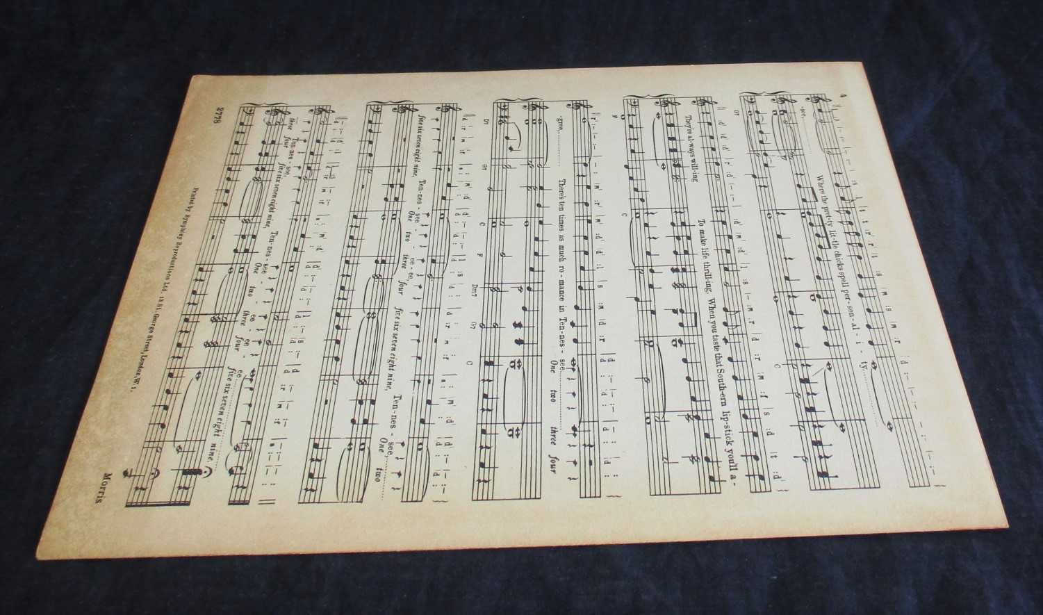 Partitura Tennessee Hilliard and M. Delugg