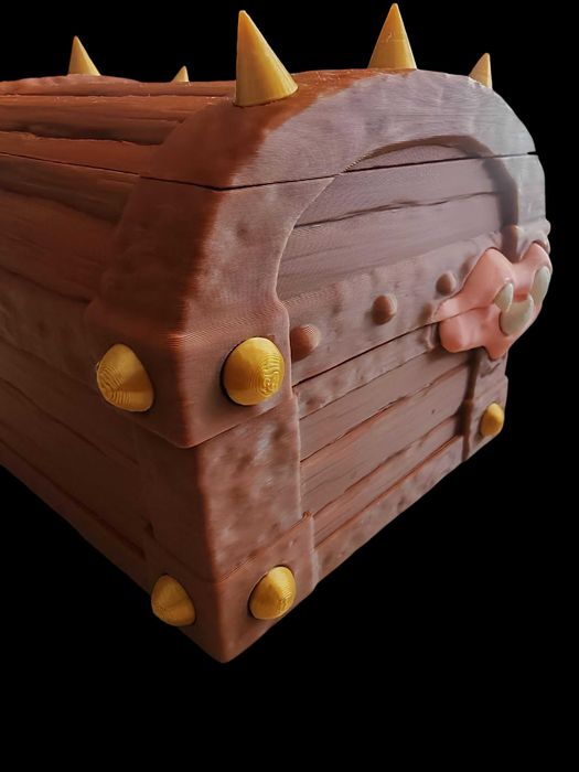 Deck Box „Mimic's Feast” Skrzynia Skarbów, Która Cię Pożre! DnD RPG