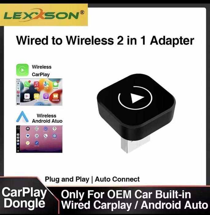 Vendo adaptador para Carplay/android auto sem fio