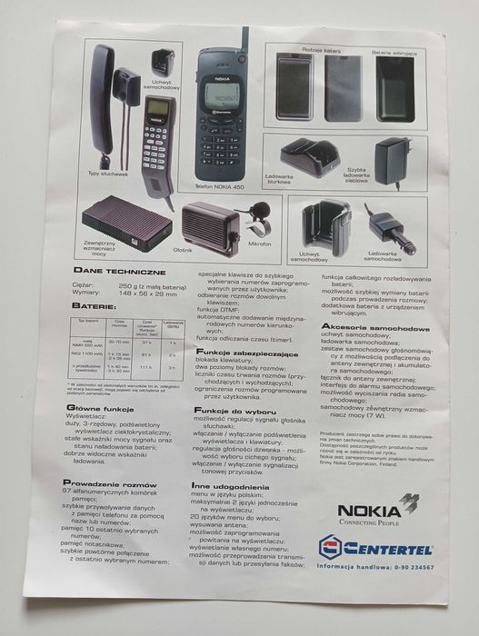 NOKIA 450 (Type: THF-9P)