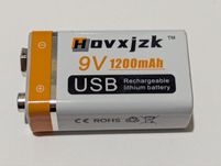 Крона акумулятор 9в 1200mah type c