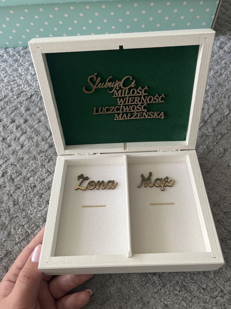 Pudełko na obrączki