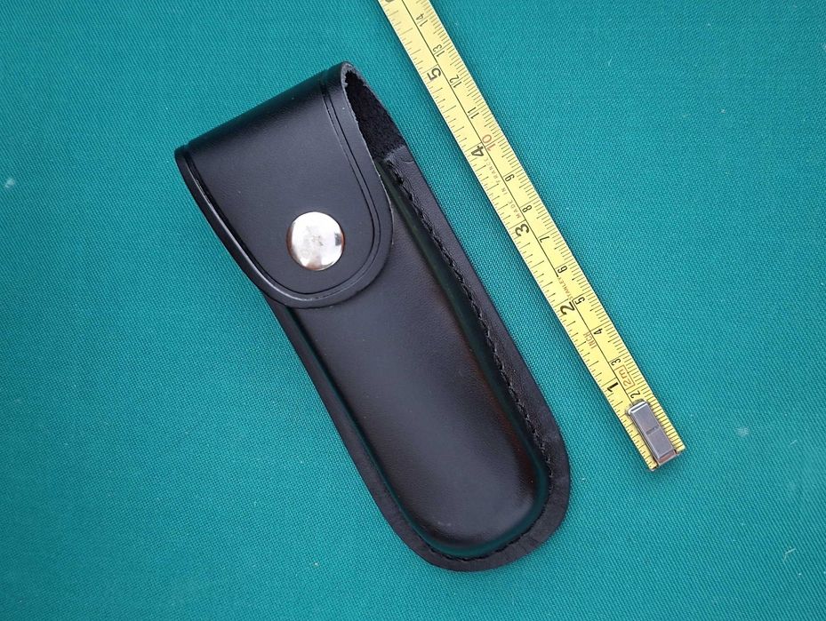 Bolsa em cabedal Multifunções para canivetes, alicates e outros - Nova