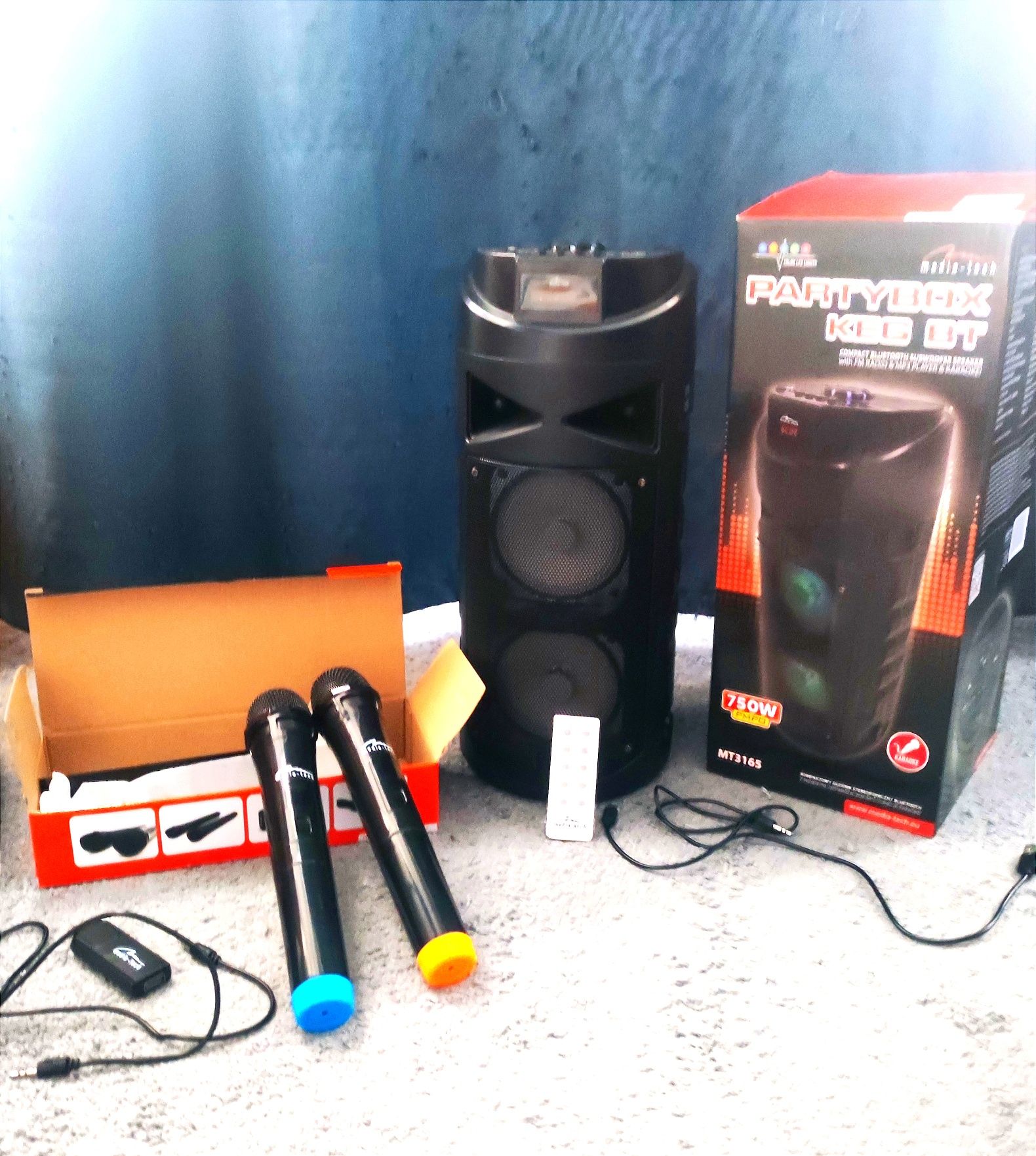 Przenośny głośnik karaoke Media-Tech MT3165