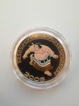 Срібна монета Боротьба Сумо-Таніказе (Монголія) 1oz