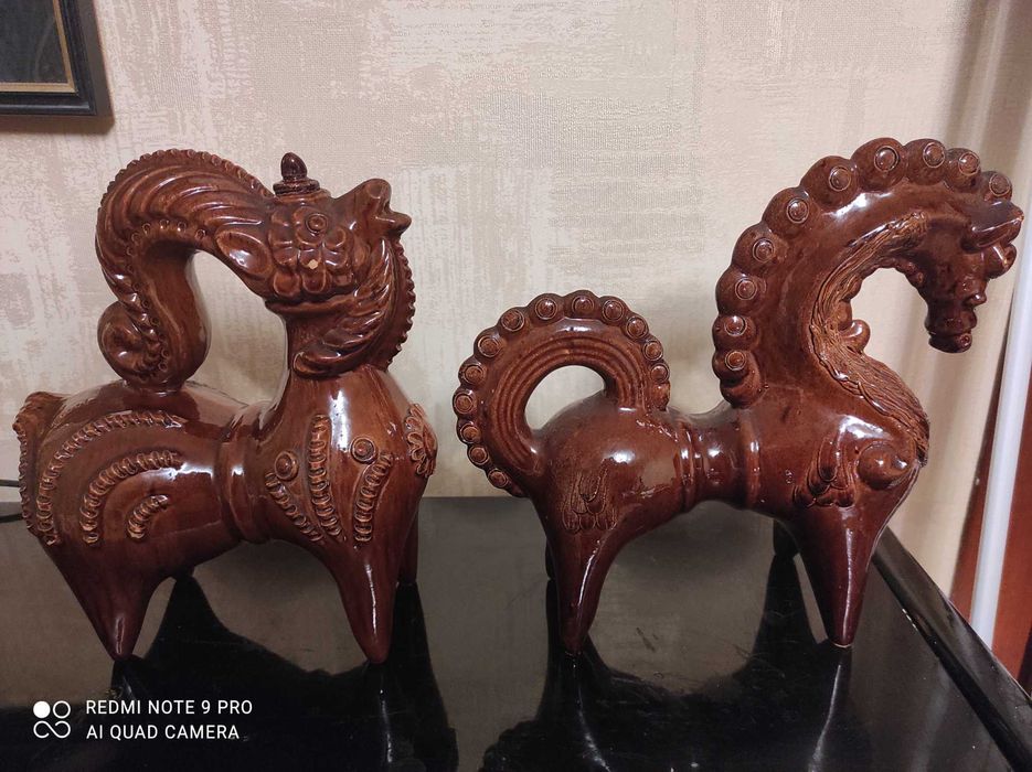 Статуэтки ссср Опошня  Лошадь и Баран