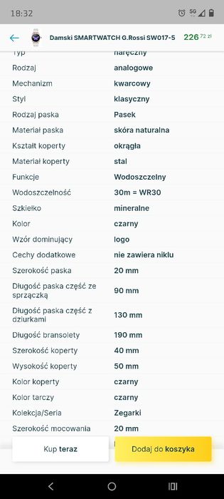 Smartwoch Gino Rossi