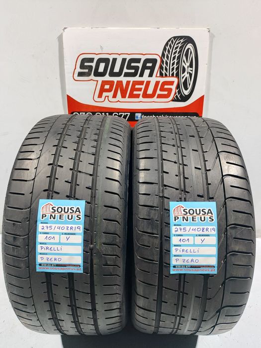 2 pneus semi novos 275-40R19 Pirelli - Oferta da entrega