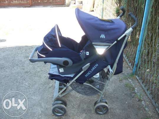 Fotelik Recaro Young Maclaren Techno XLR Navy-Soft nosidło