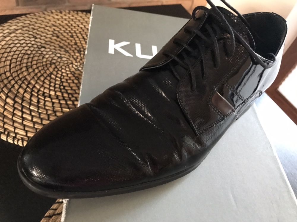 Buty ślubne lakierkowane czarne KULIG 40/42