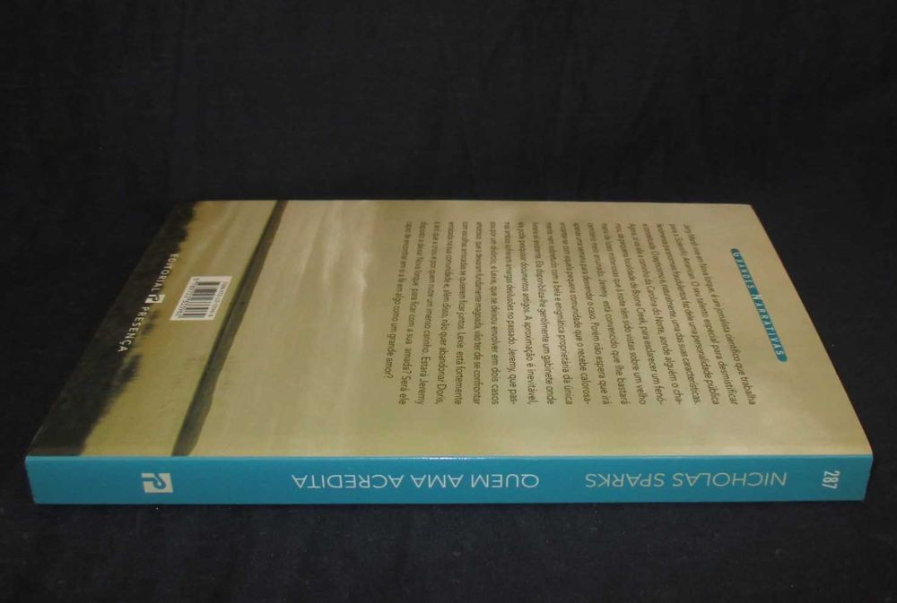 Livro Quem Ama Acredita Nicholas Sparks