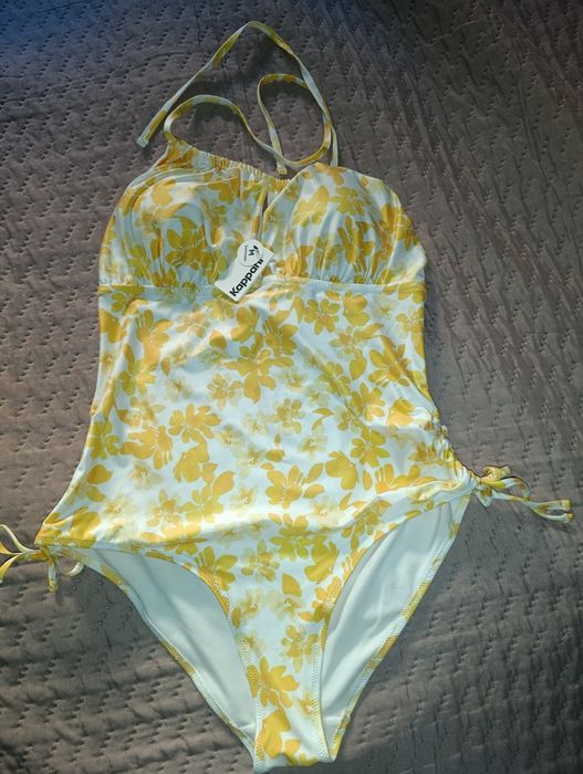 Strój kąpielowy damski rozmiar m kappahl żółty nowy z metką