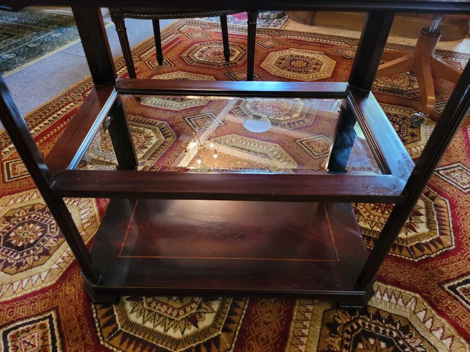 Carrinho bar em madeira com tabuleiro amovível - óptimo esta